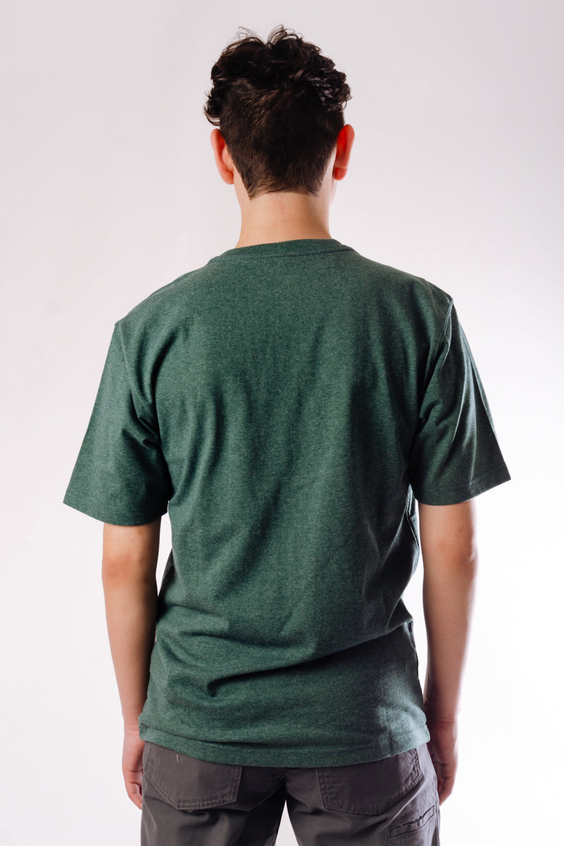 Loose Fit Heavyweight Logo Tee - GRN