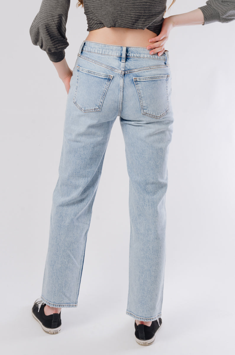 Low 5 High Rise Straight Leg Jeans