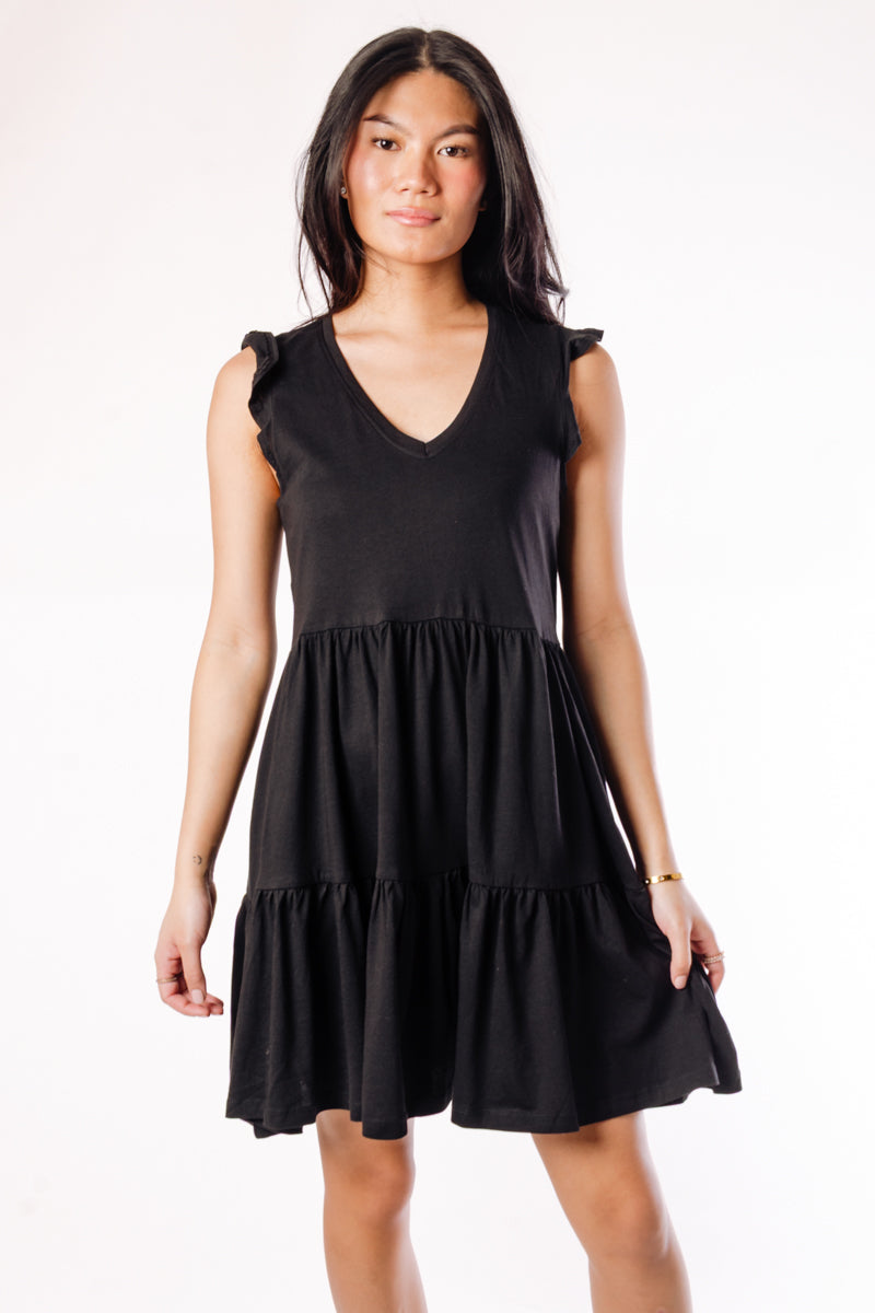 May Cap Sleeve Dress