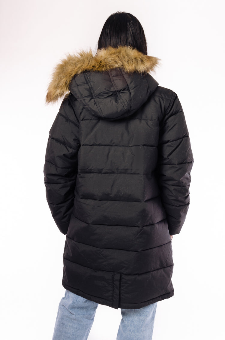 Montana Relaxed Fit Insulated Coat - BLK