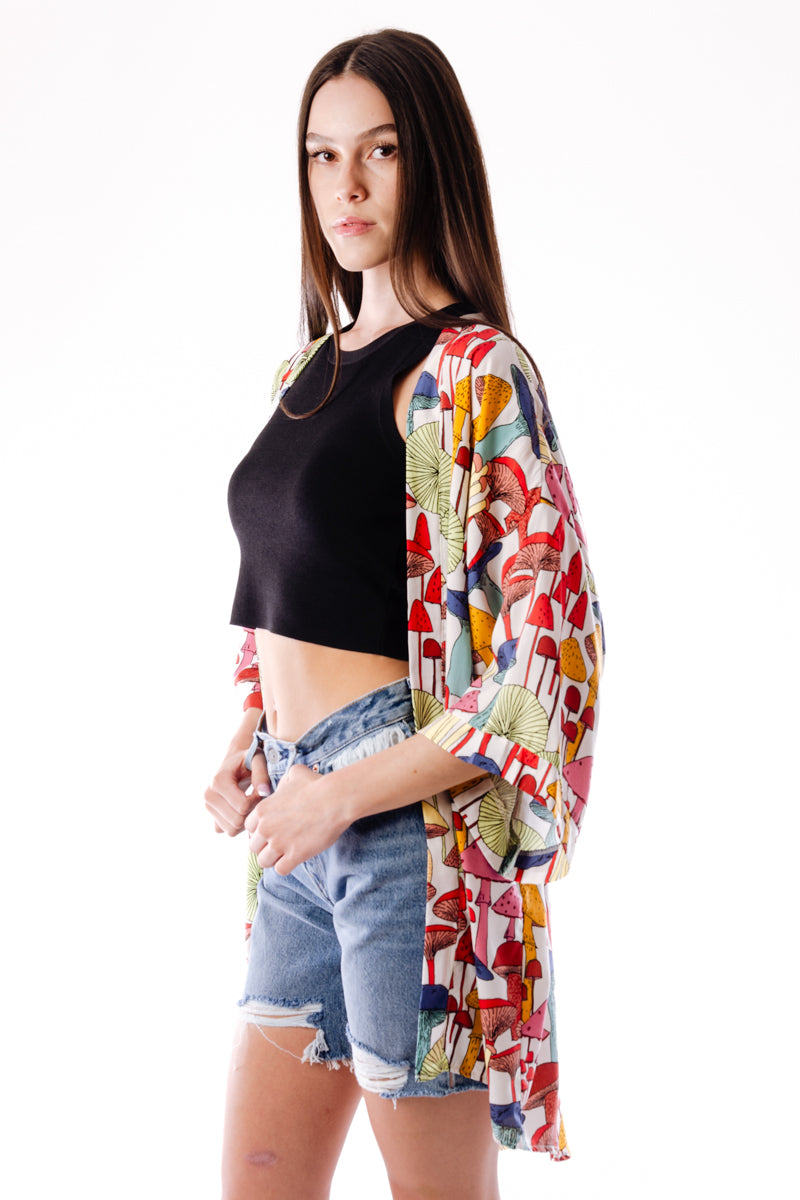 Mushrooms Kimono - MUL