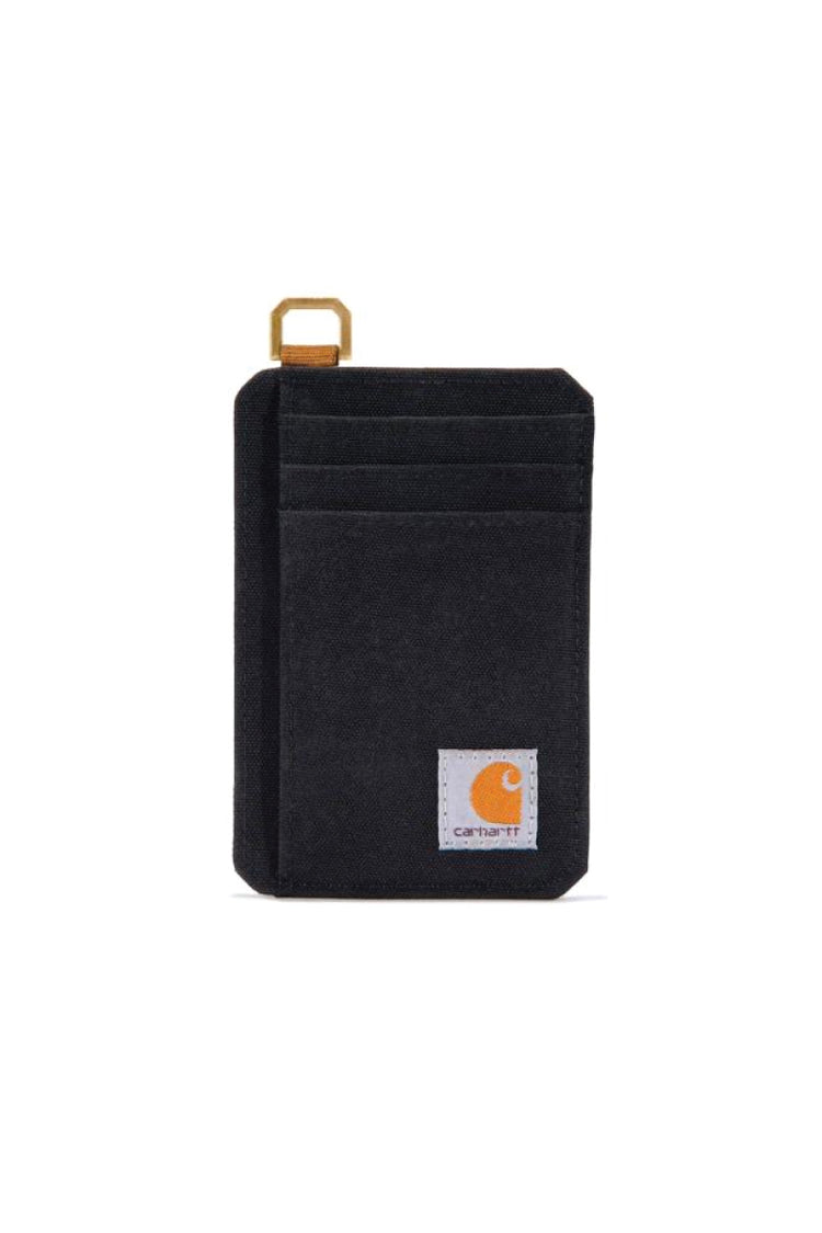 Nylon Duck Front Pocket Wallet - BLK