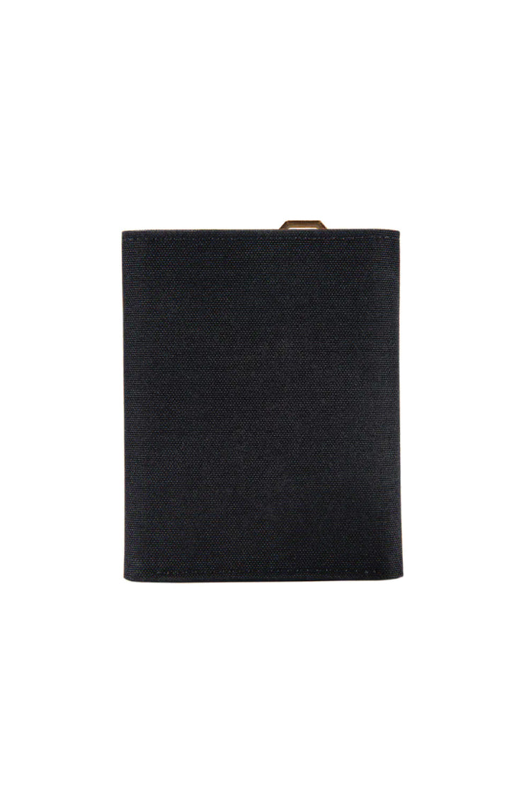 Nylon Duck Trifold Wallet - BLK