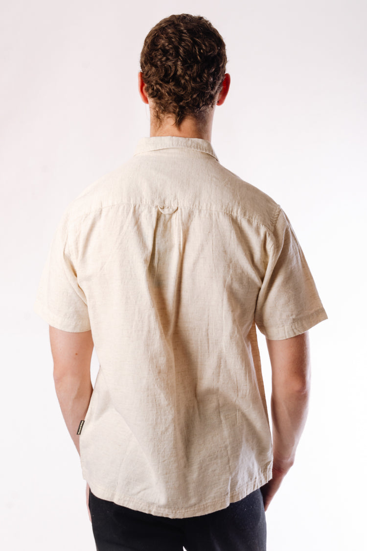 Ocean Breeze Linen Shirt - TAN