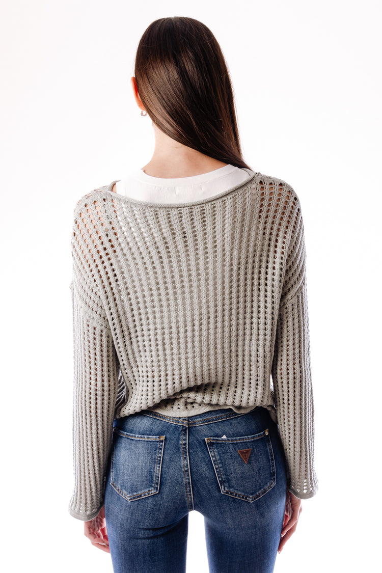 Open Knit Sweater - MNT