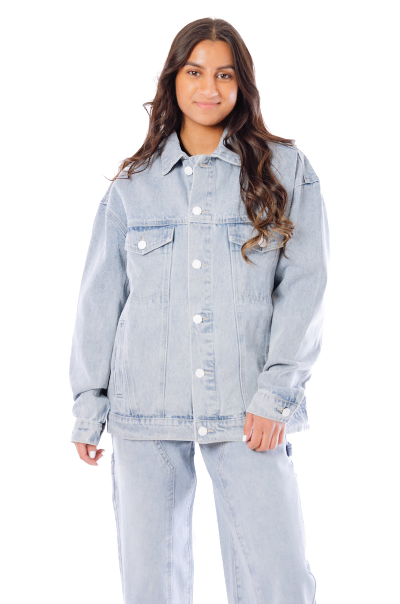 Oversize Denim Boyfriend  Jacket