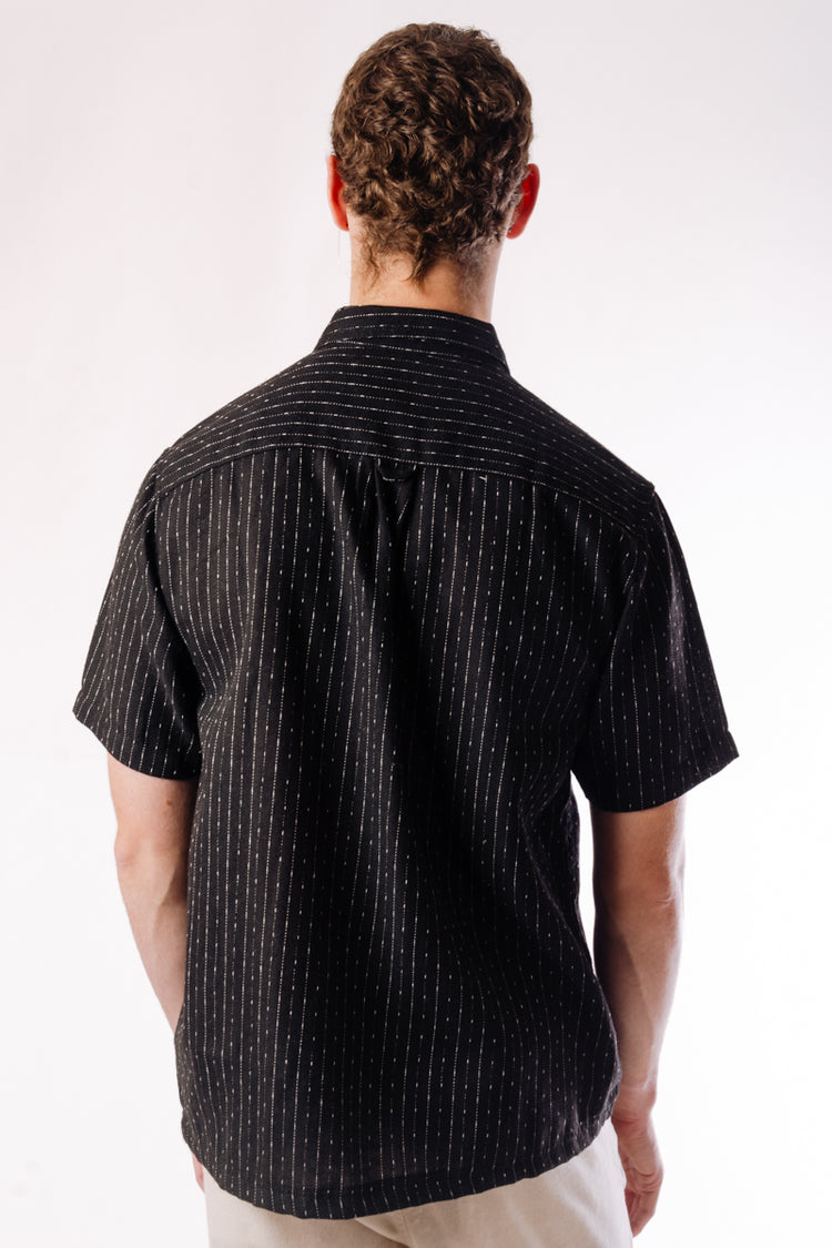 Pacific Linen Shirt - BLK