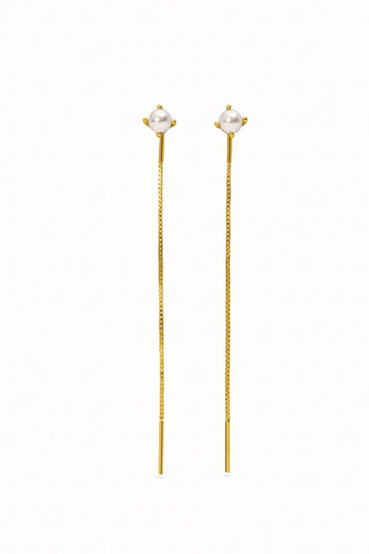 Pearl Threader Earrings - PRL