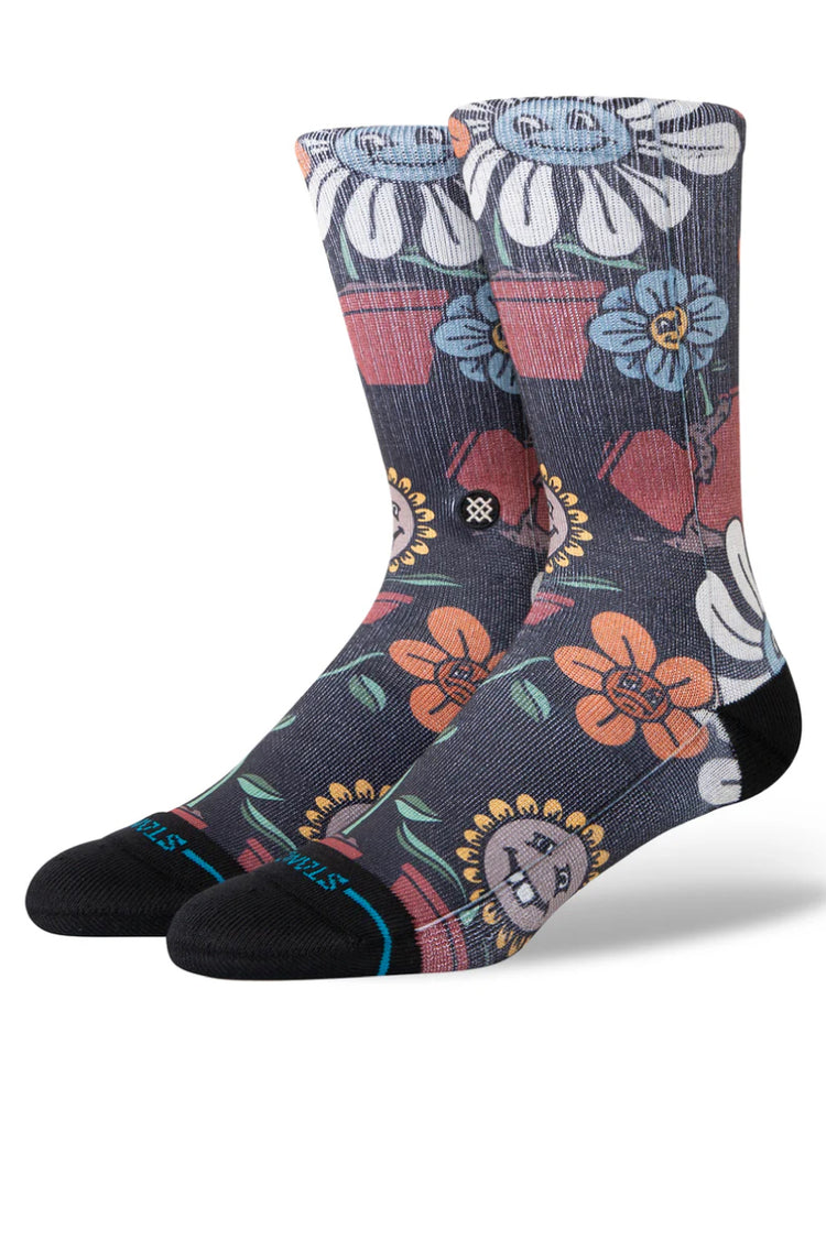 Planted Crew Sock - BLK