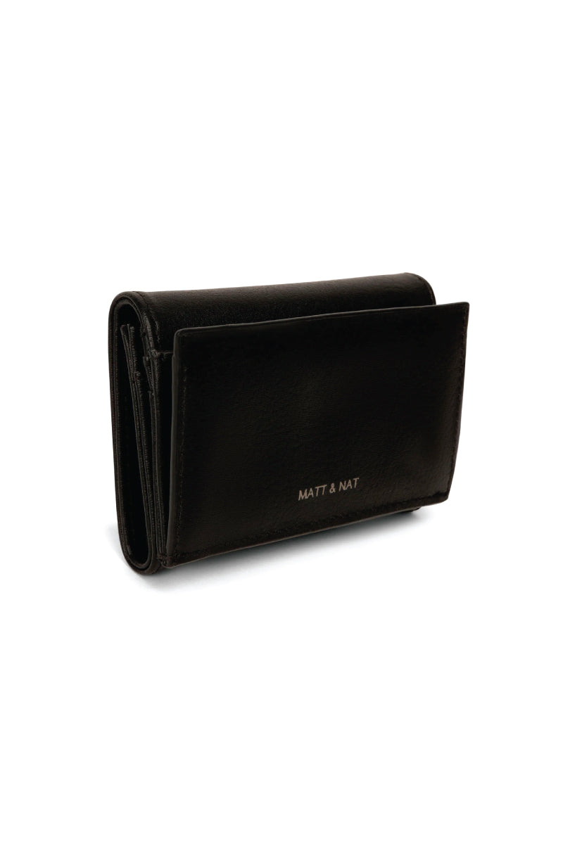 Poem Folded Wallet - Black