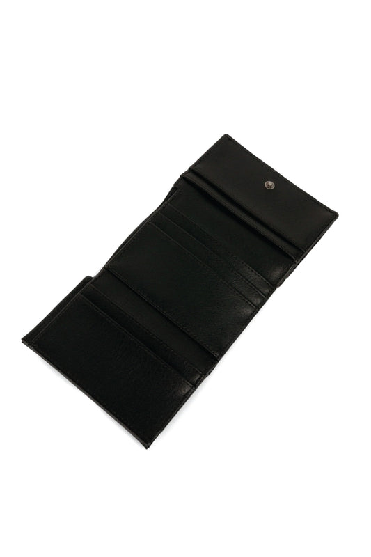 Poem Folded Wallet - Black - BLK