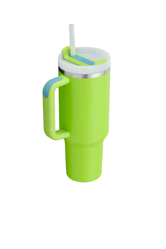 Quencher H2.0 Flowstate Tumbler 40 oz - Bright Lime - BRL