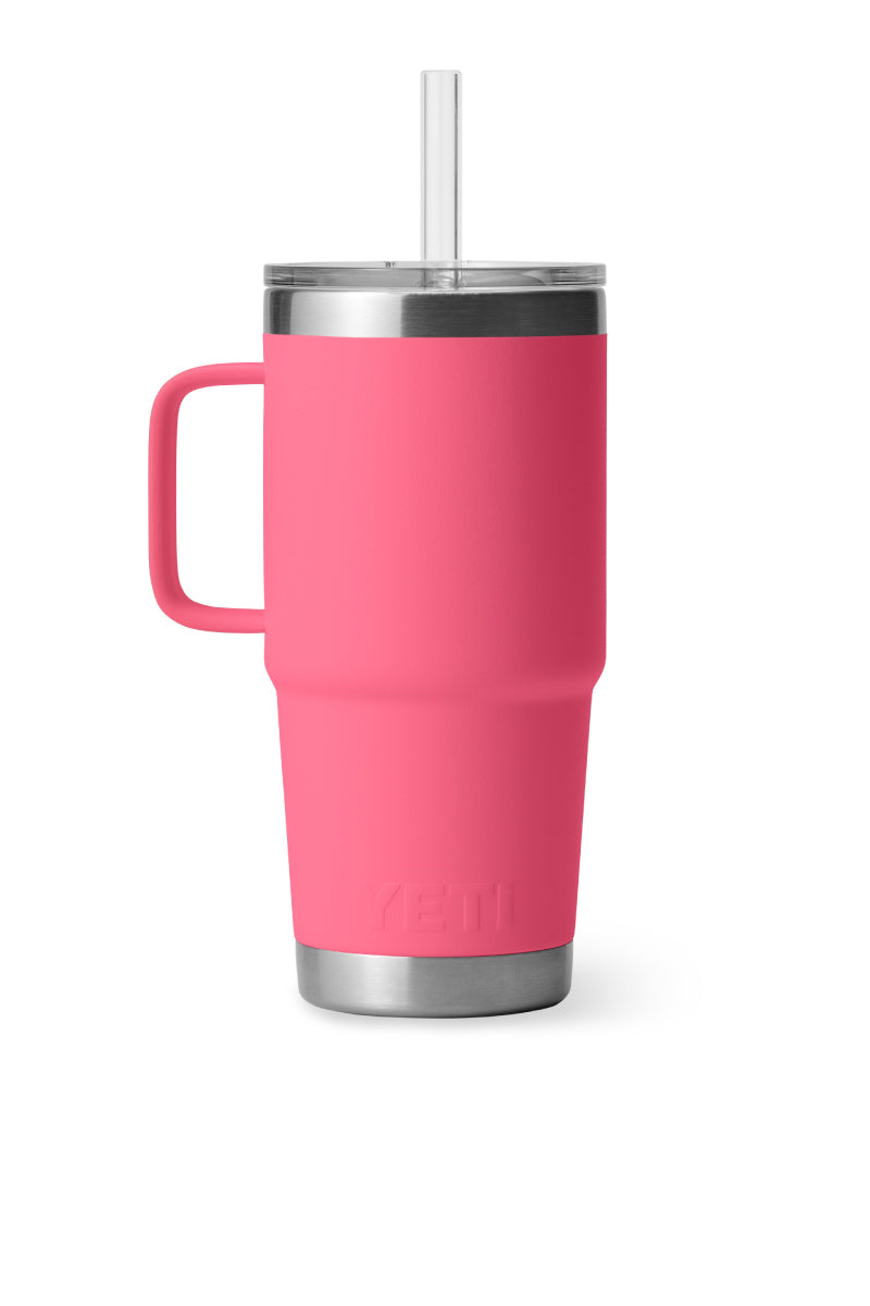 Rambler 25 oz Straw Mug - Tropical Pink - TPK