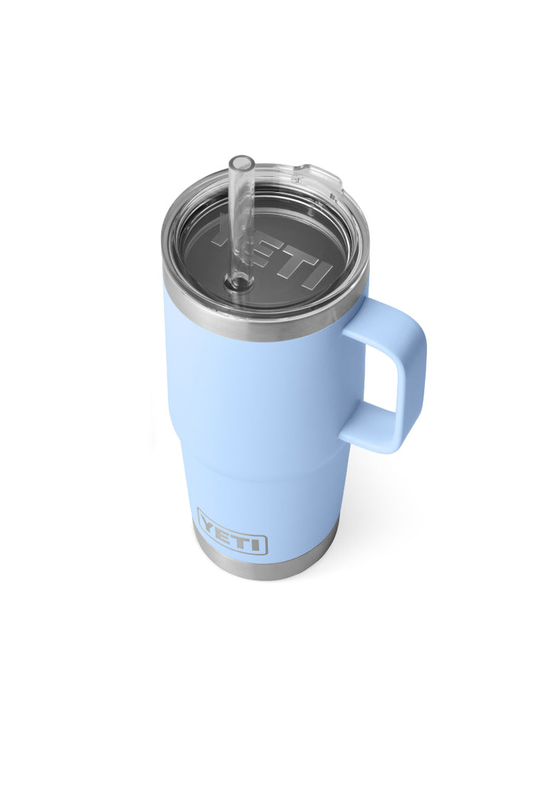 Rambler 25 oz Straw Mug - Big Sky Blue - BSB