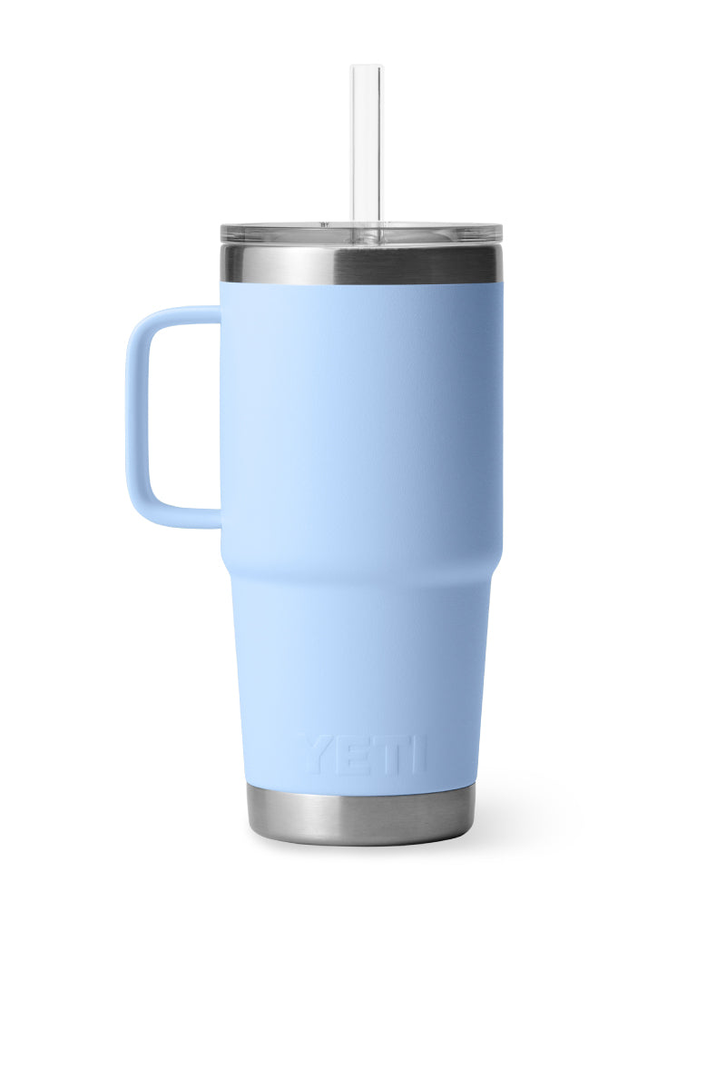 Rambler 25 oz Straw Mug - Big Sky Blue - BSB