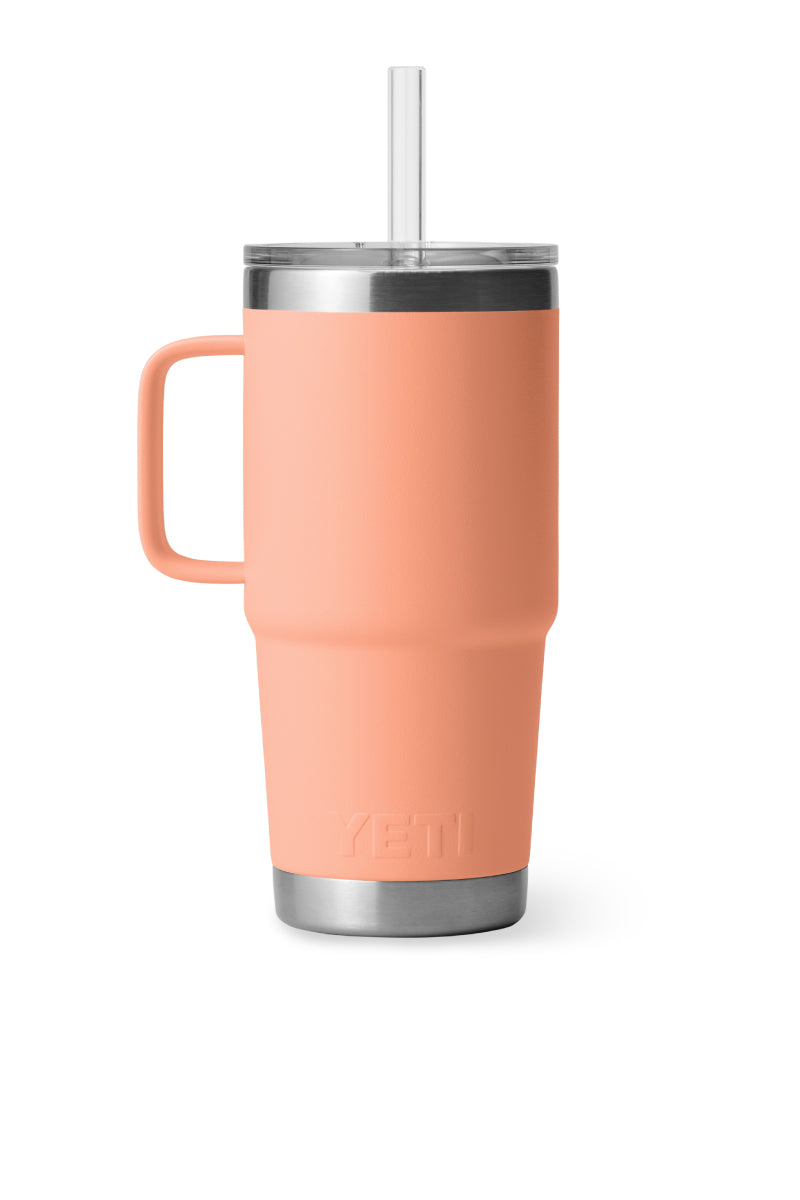 Rambler 25 oz Straw Mug - Lowcountry Peach - LCP