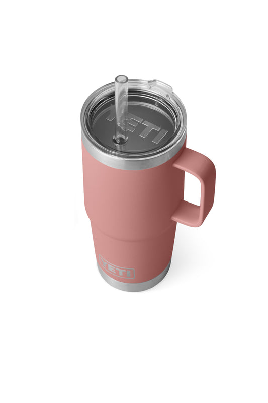 Rambler 25 oz Straw Mug - Sandstone Pink - SSP