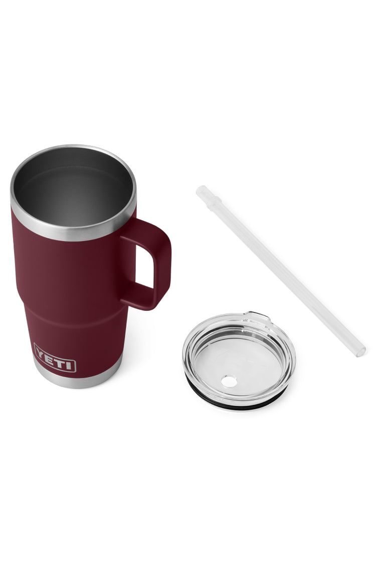 Rambler 25 oz Straw Mug - Wild Vine Red - WVR