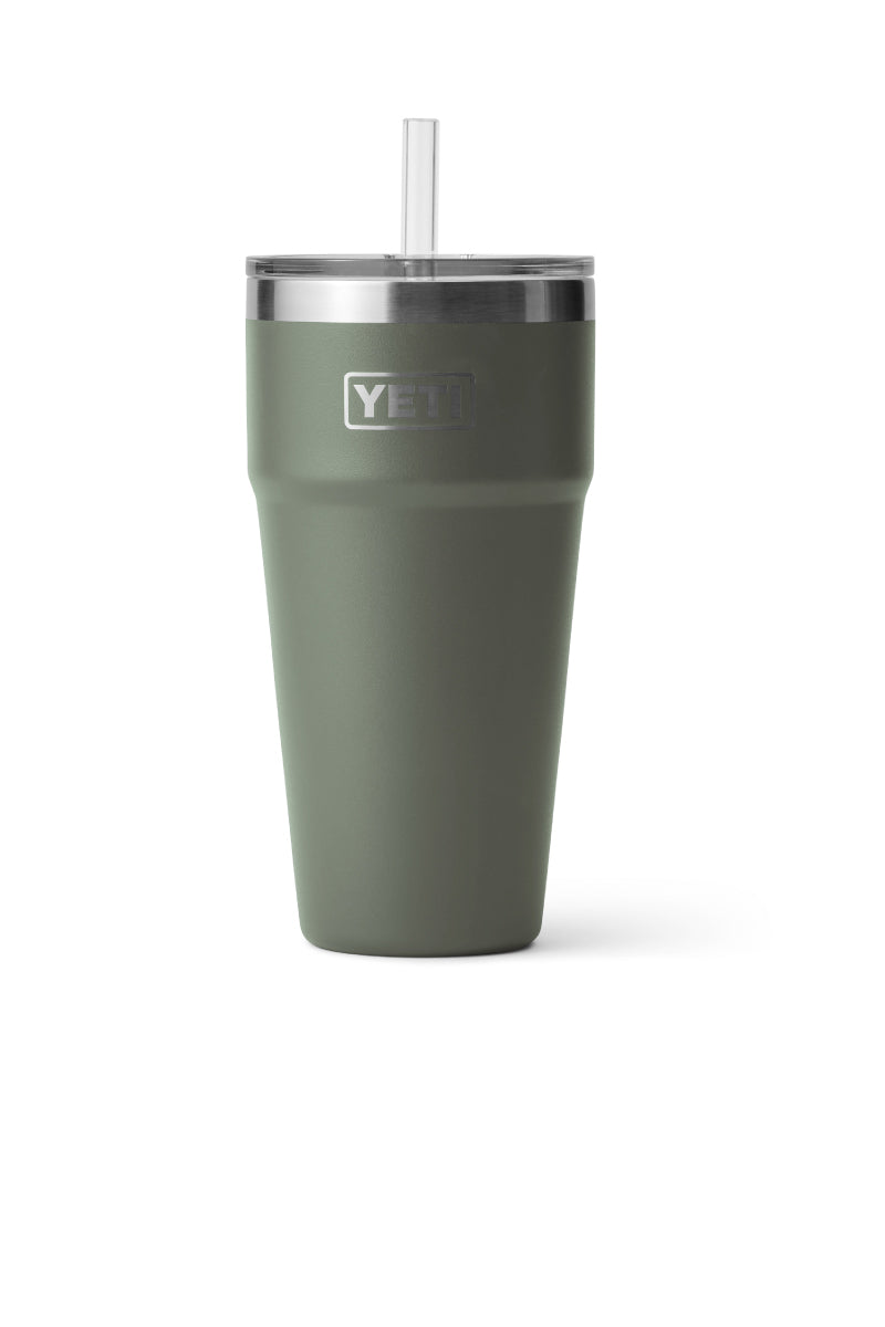 Rambler 26 oz Stackable Cup - Camp Green