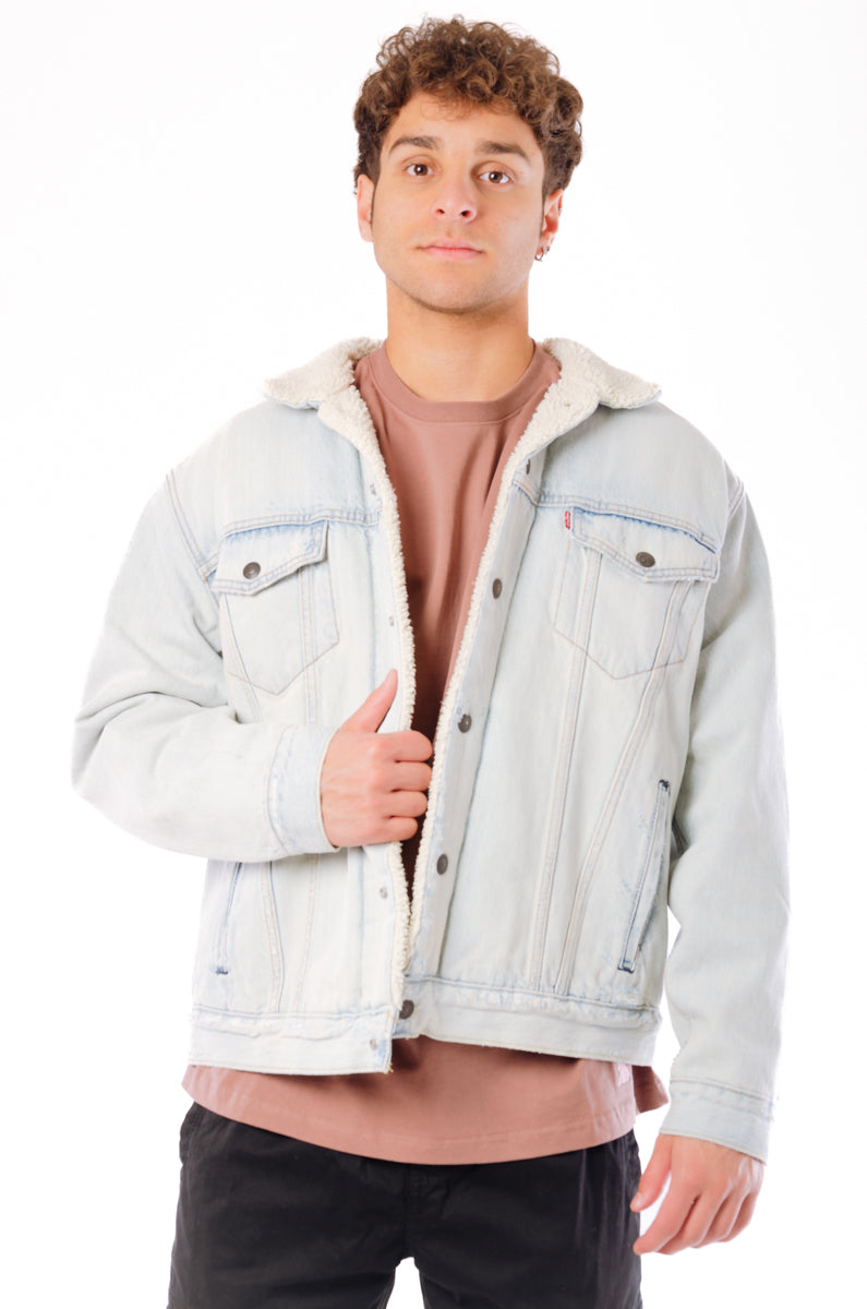 Relaxed Fit Sherpa Trucker