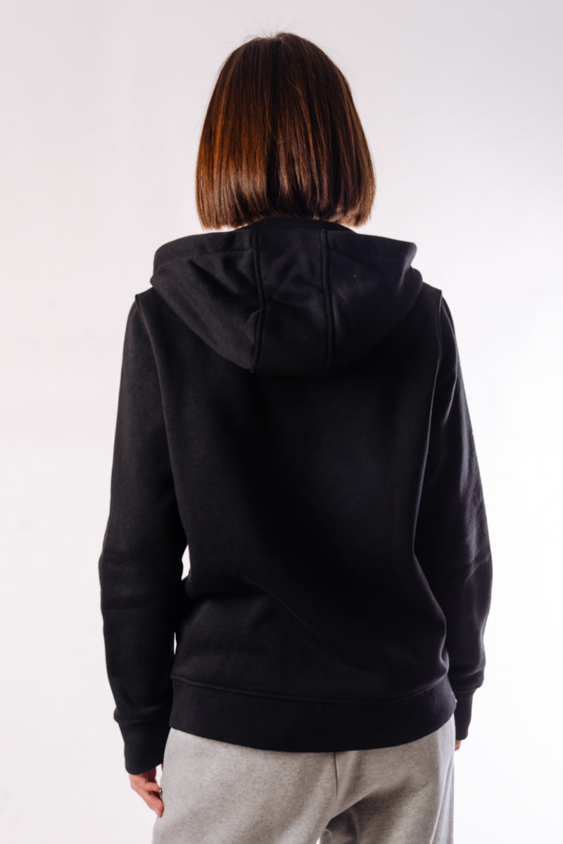 Relaxed Midweight Full-Zip Sweatshirt - BLK