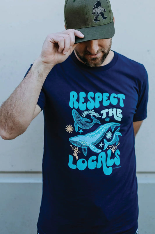 Respect The Locals Tee - NVY