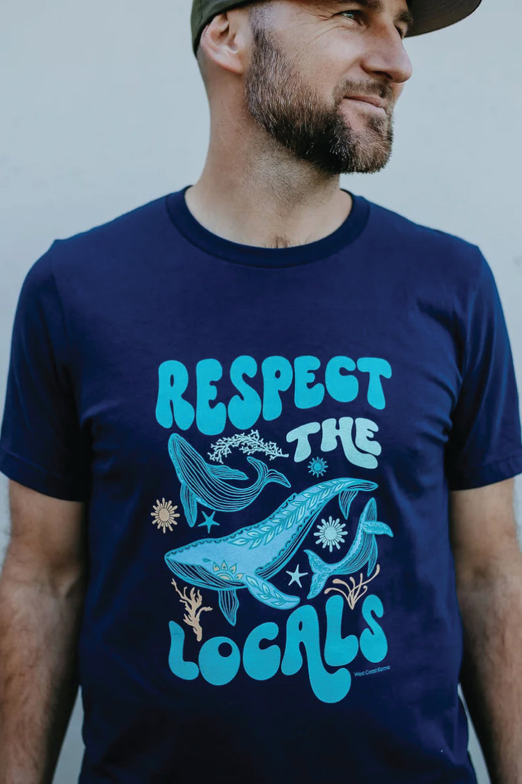 Respect The Locals Tee - NVY