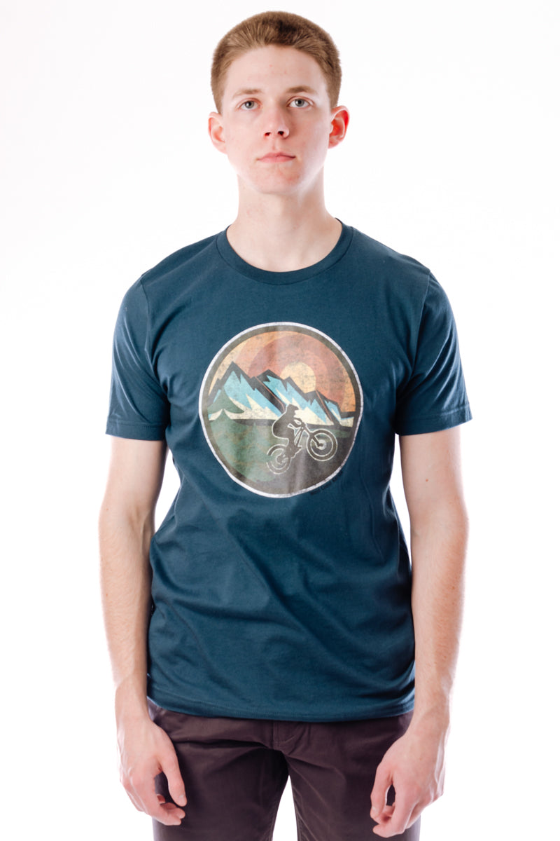 Retro Mountain Biker Tee