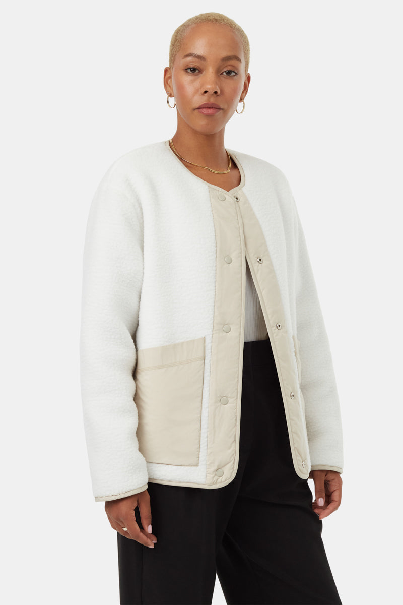 Reversible Ecoloft Bomber Jacket - WHT