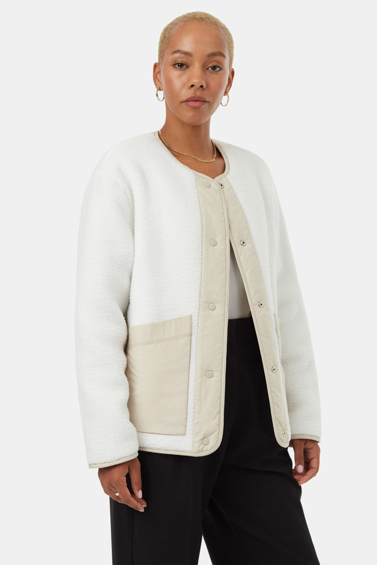 Reversible Ecoloft Bomber Jacket - WHT