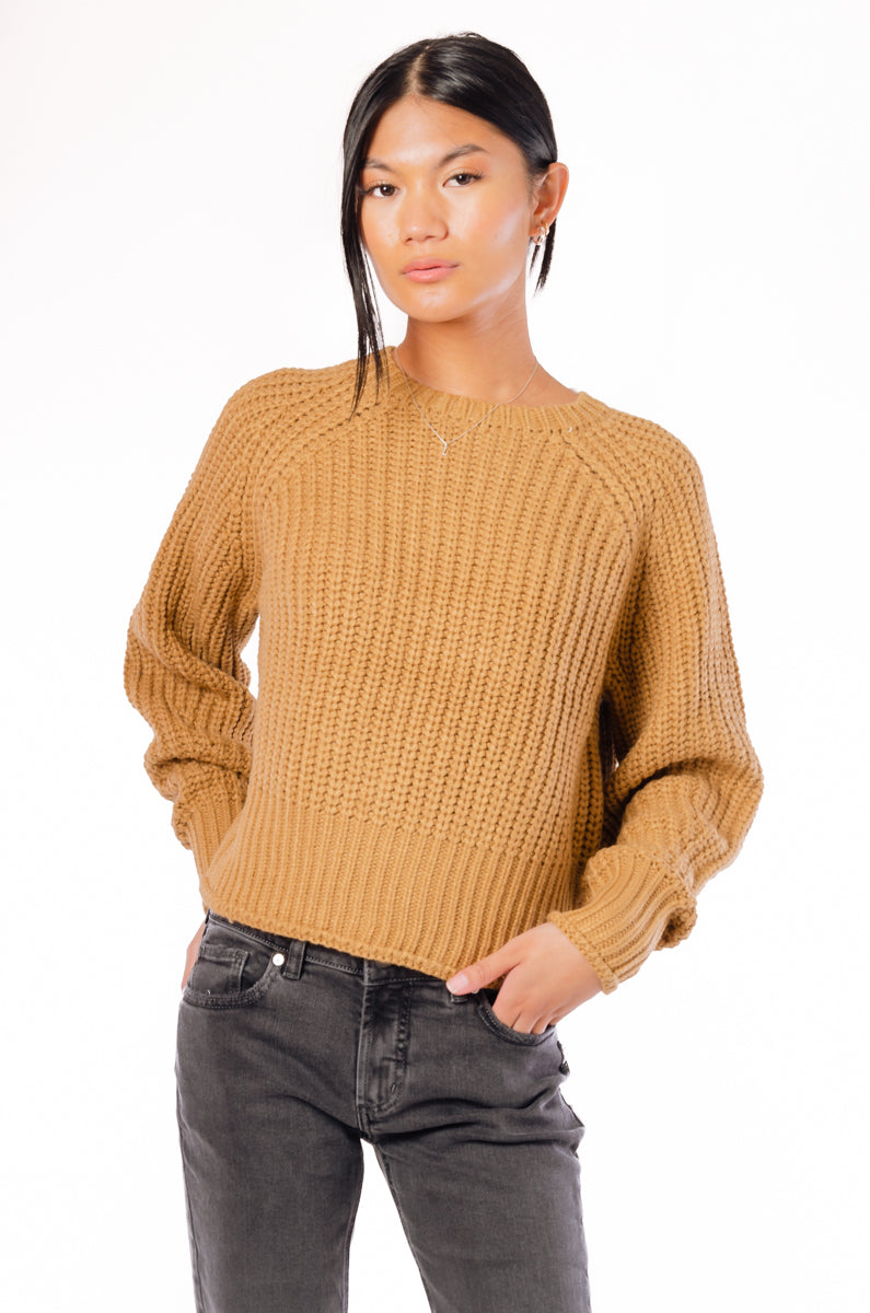 Ribbed Crew Sweater