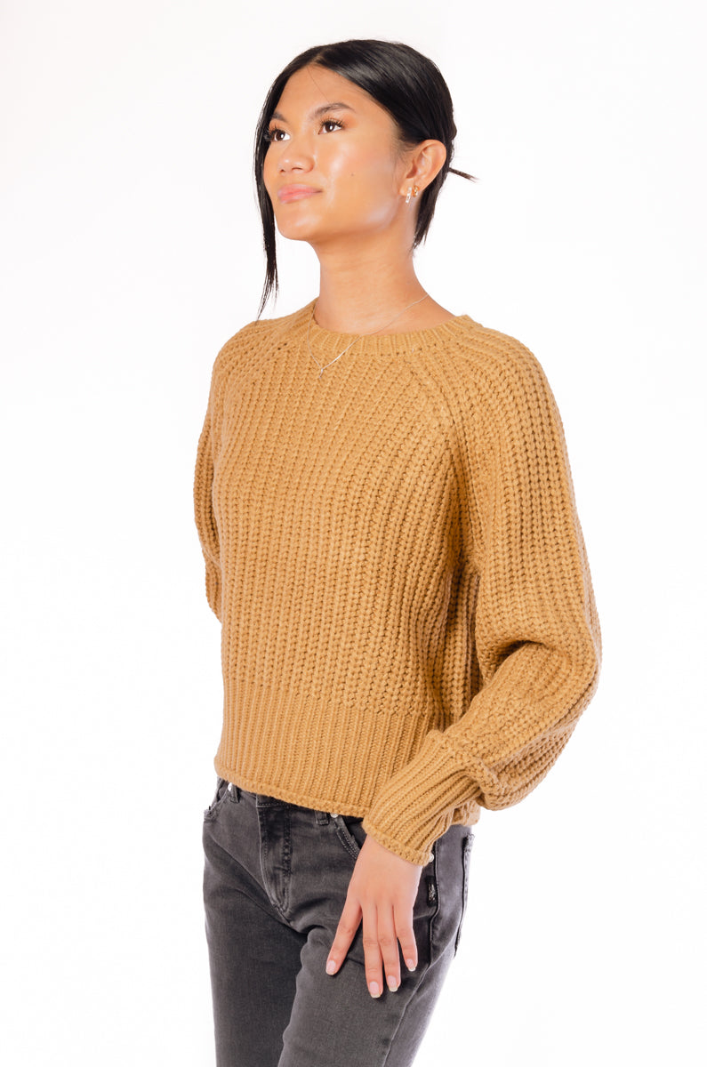 Ribbed Crew Sweater