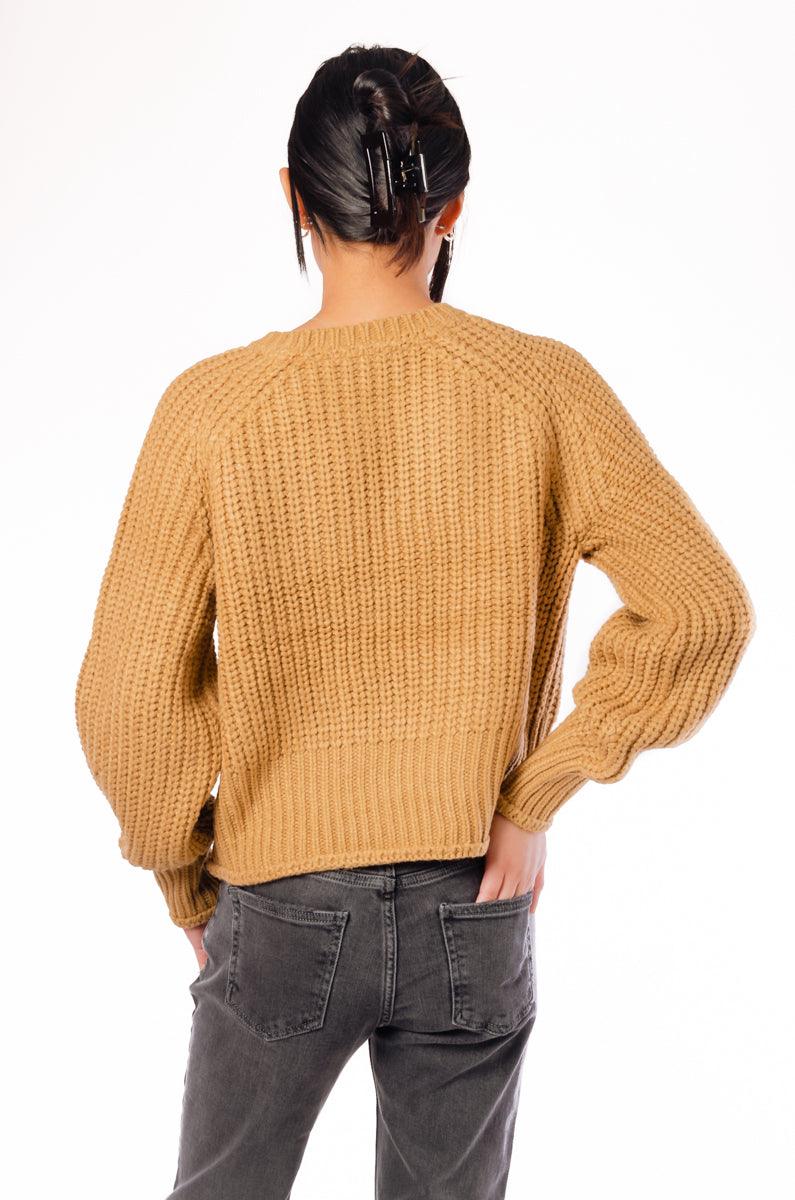 Ribbed Crew Sweater