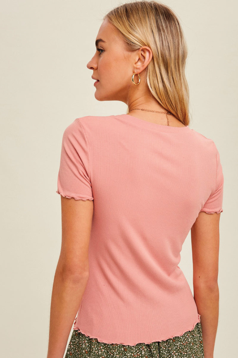 Ruffle Edge Tee