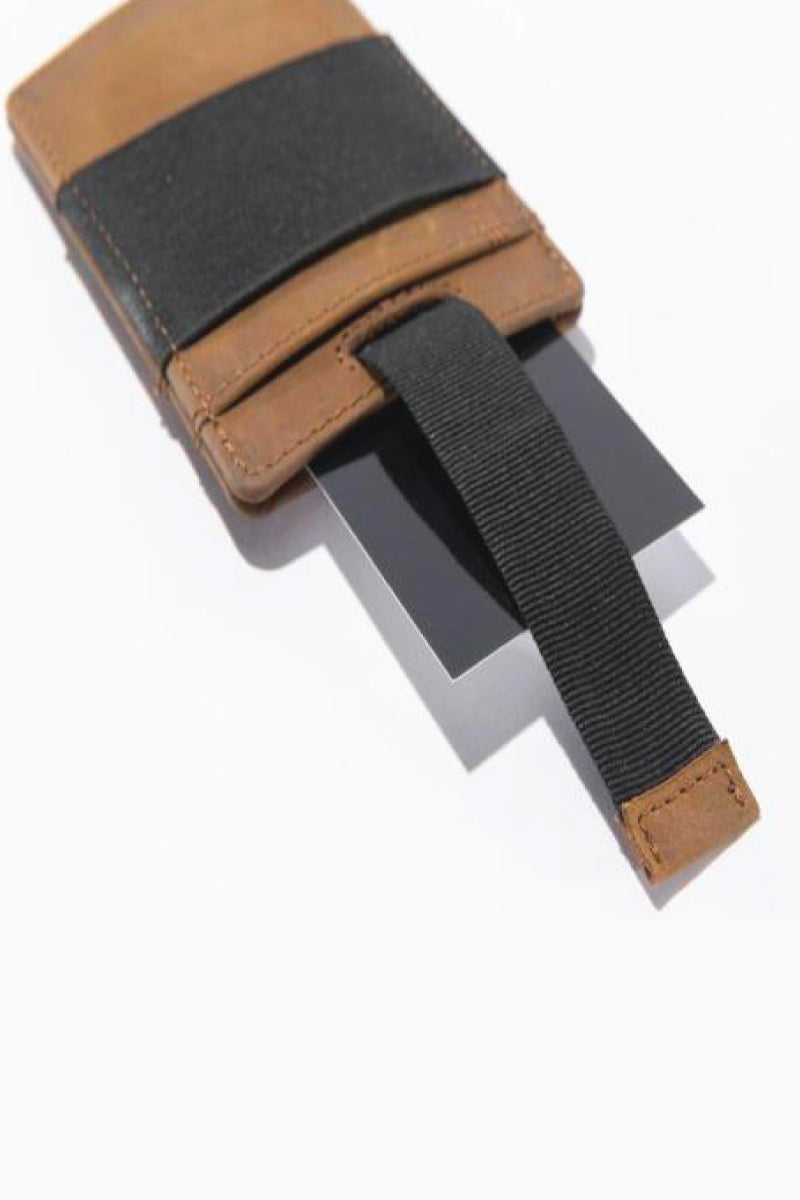 Saddle Leather Front Pocket Wallet