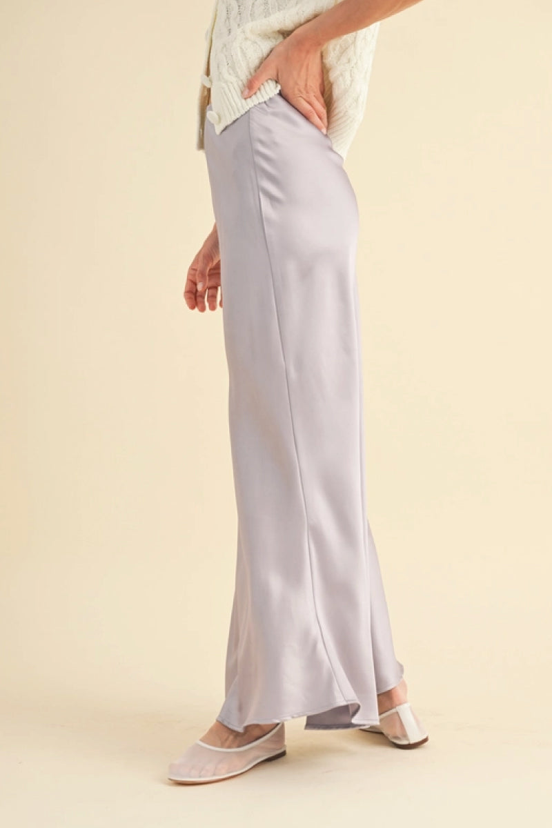 Satin Maxi Skirt