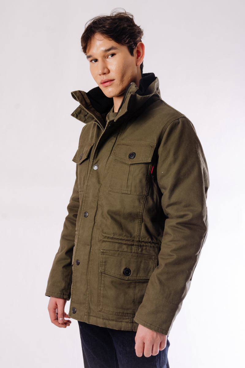 Sherpa Lined Cargo Jacket - OLV