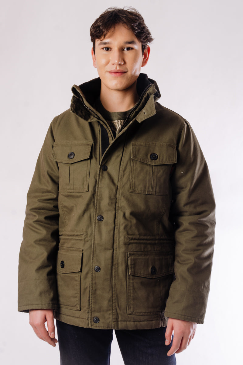 Sherpa Lined Cargo Jacket - OLV