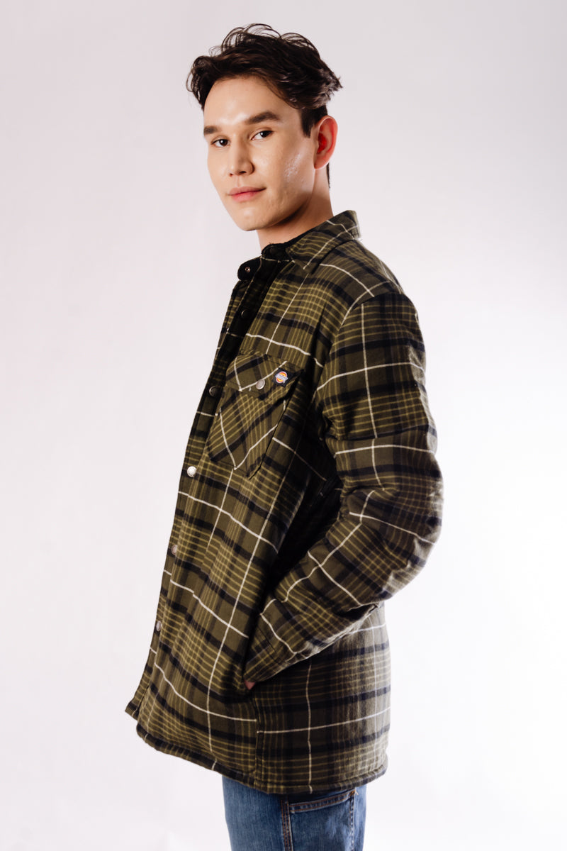 Sherpa Lined Flannel Jacket