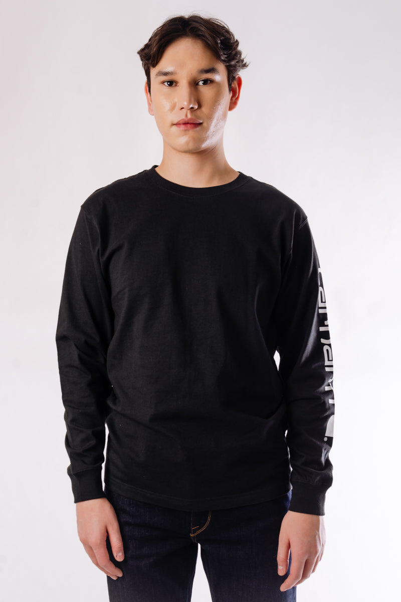 Signature Logo Long Sleeve - BLK