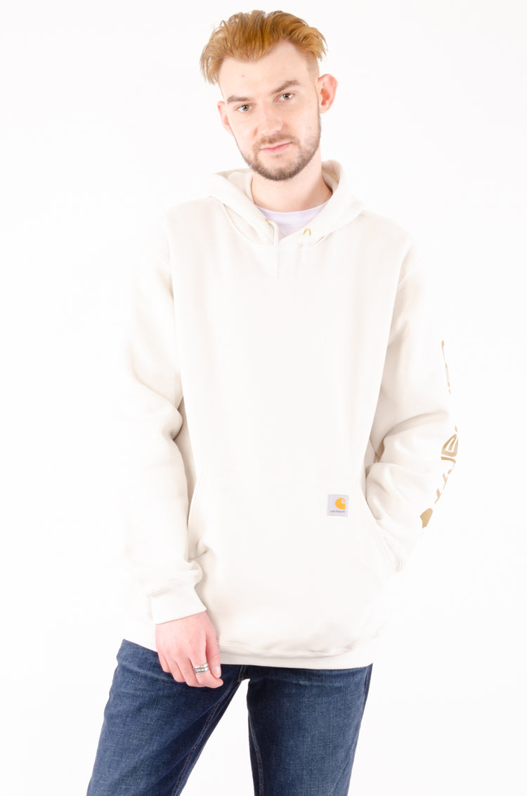 Signature Sleeve Logo Hoodie - W03