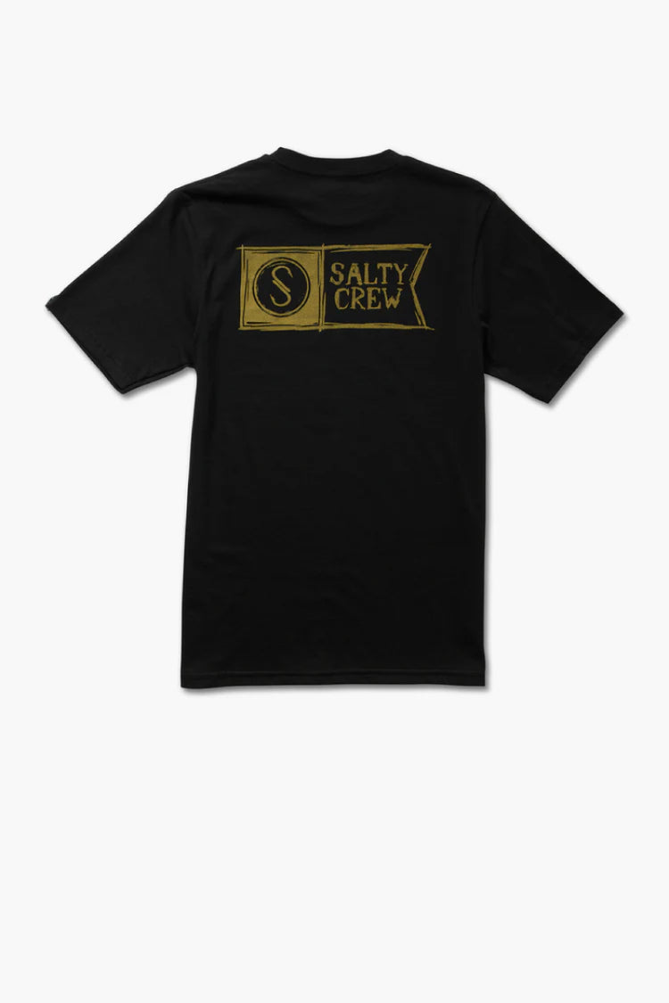 Sketchy Alpha Tee - BLK