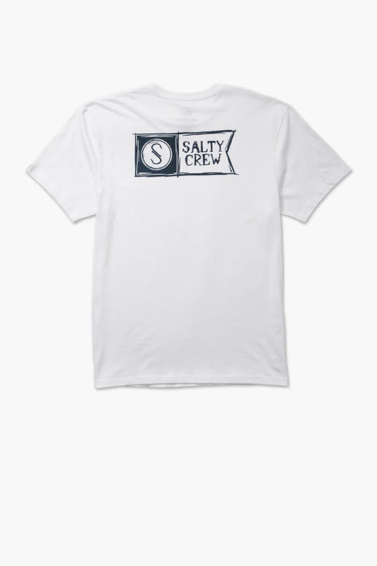 Sketchy Alpha Tee - WHT