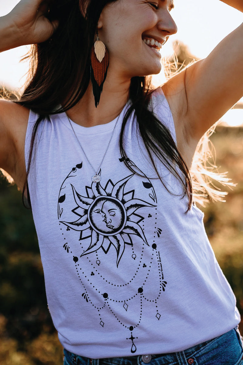 Sun/Moon Muscle Tank