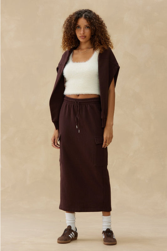 Sweatshirt Skirt Maxi - TRF