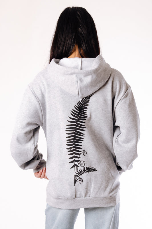 Sword Fern Zip Hoodie - GUN