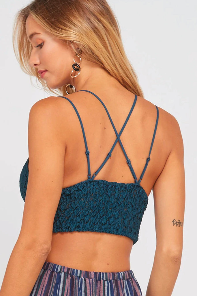 Teal Pamela Bralette