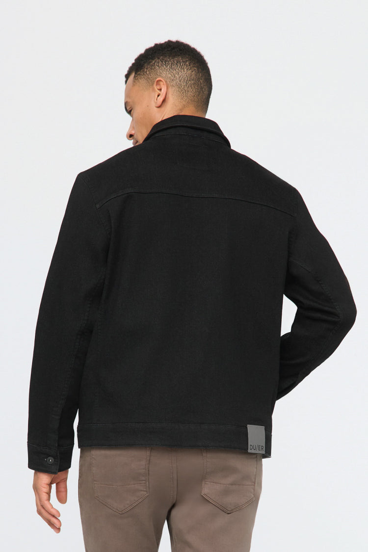 Tech Fleece Denim Jacket - BLK