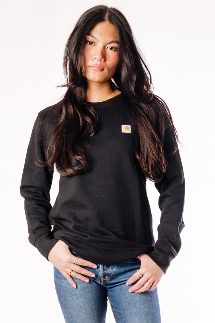 Tencel Relaxed Fit Crew - BLK