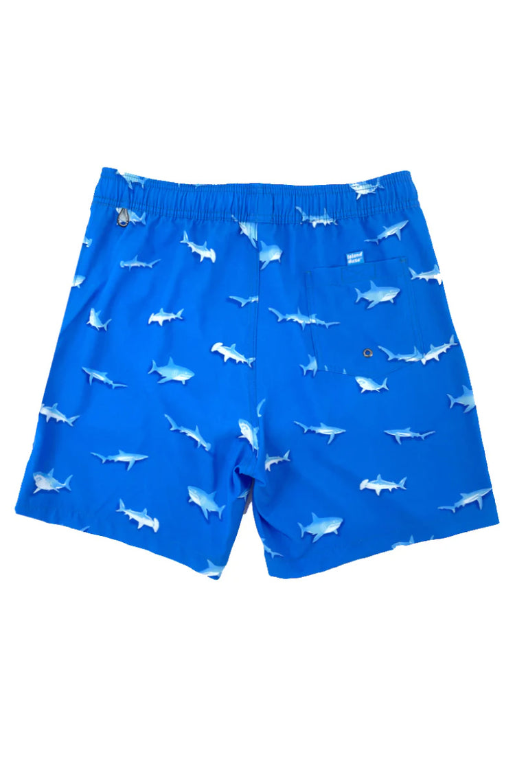 Reef Shark Swim Shorts - BLU